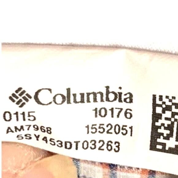 Columbia Sport Button Down L Shirt Mens Plaid Check Long Sleeve Business Casual - Picture 8 of 9